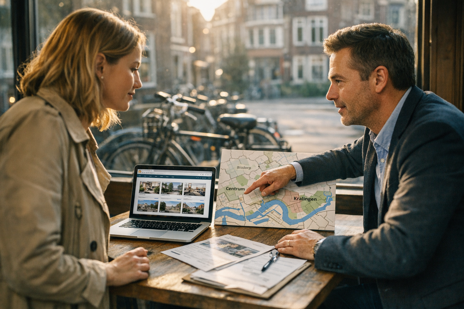 Makelaars in verschillende wijken van Rotterdam
