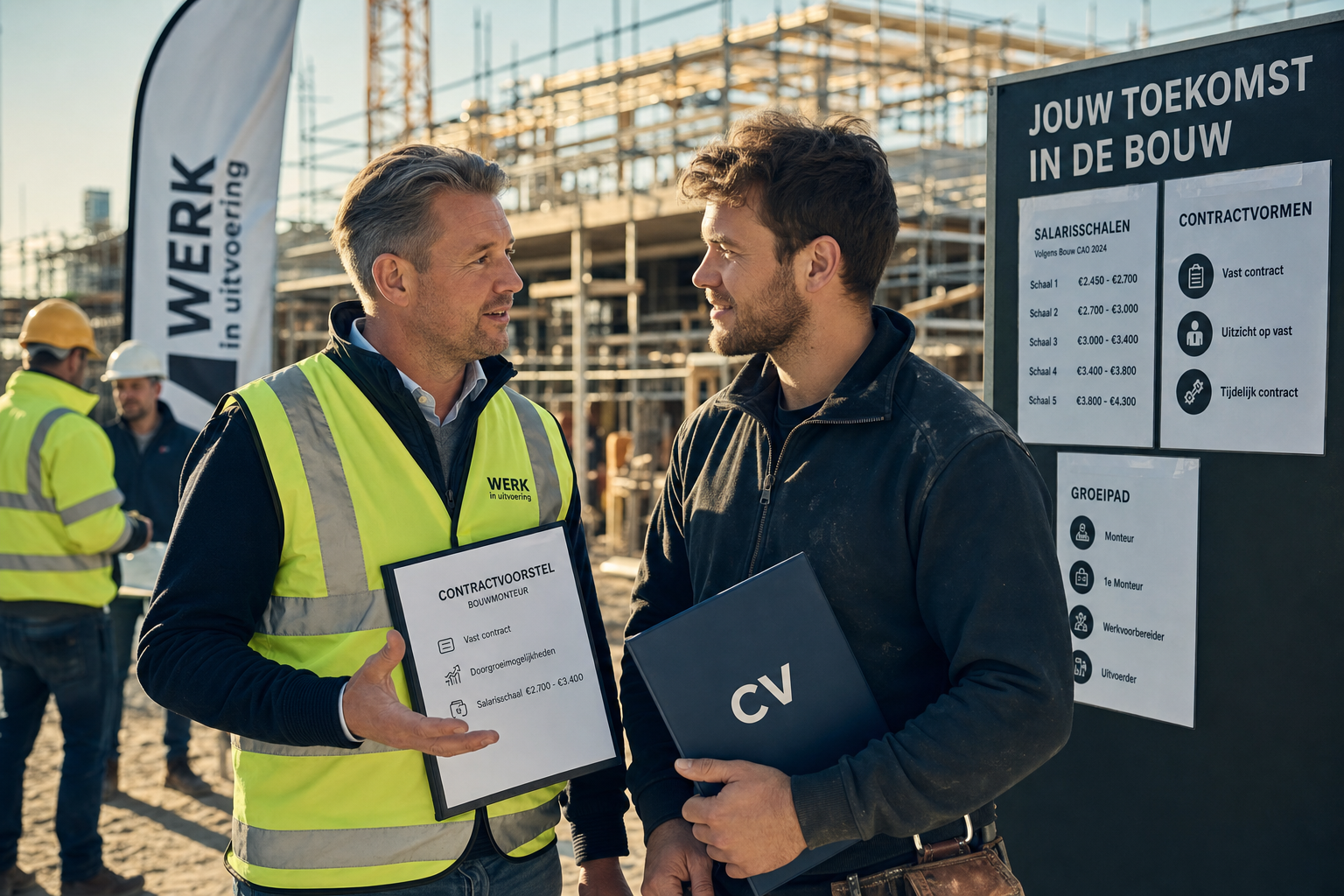 Salarisschalen en contractvormen bouw